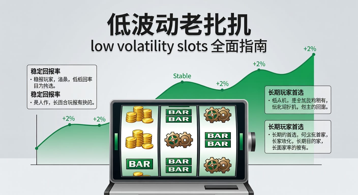 低波动老虎机 low volatility slots：2026年玩法与选择指南